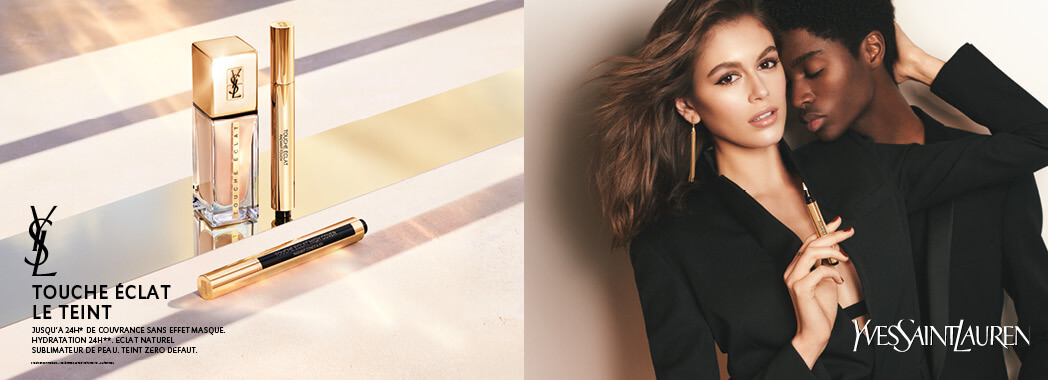 Bannière Espace Marque 3 Maquillage Teint Touche Éclat YVES SAINT LAURENT sur Parfumerie Burdin